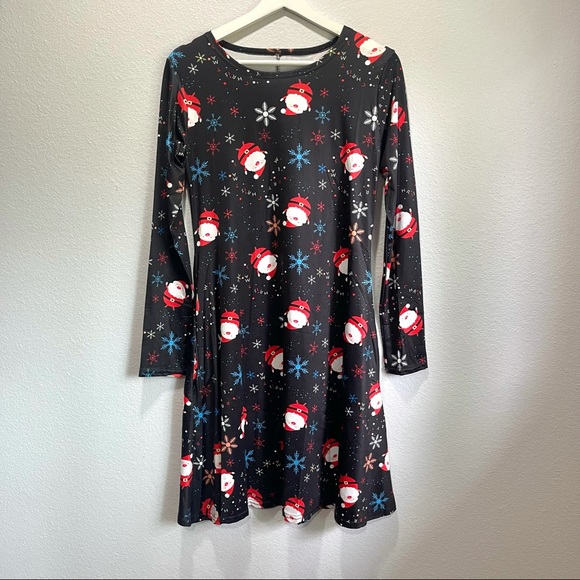 Women's Christmas Party Dress Black - Picture 2 of 6